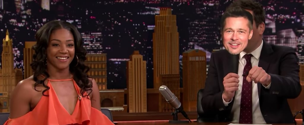 Tiffany Haddish Talks About Brad Pritt on Jimmy Fallon Video