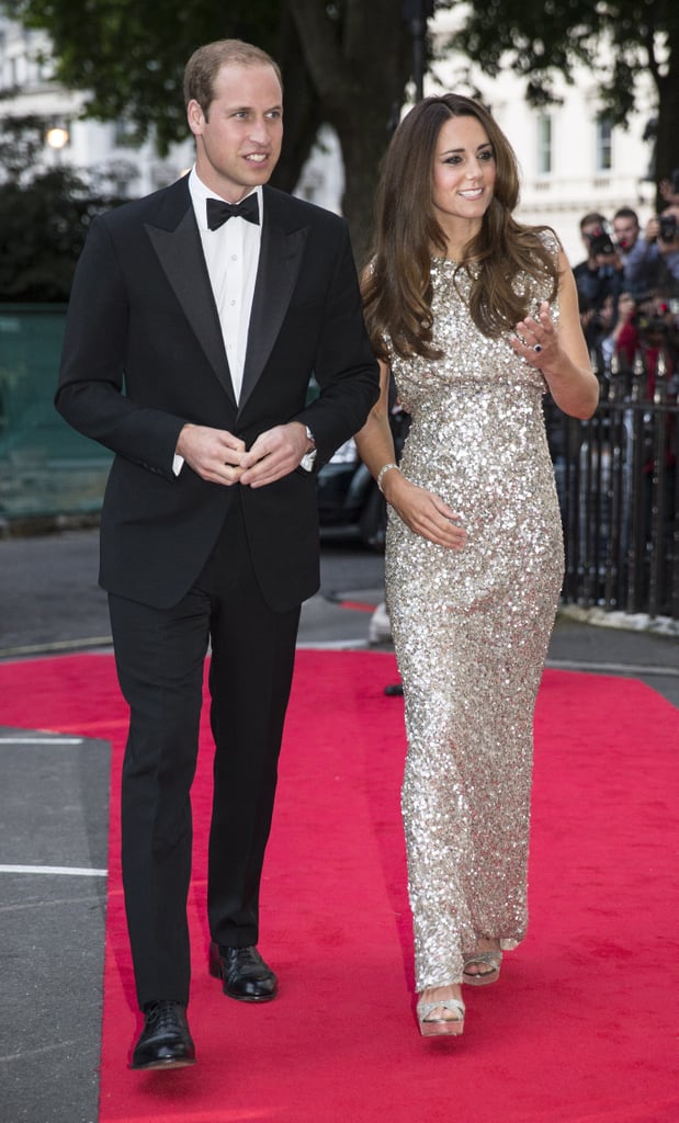 Wearing Jenny Packham at the Tusk Conservation Awards in September 2013.
Wearing Jenny Packham at the Tusk Conservation Awards in September 2013.