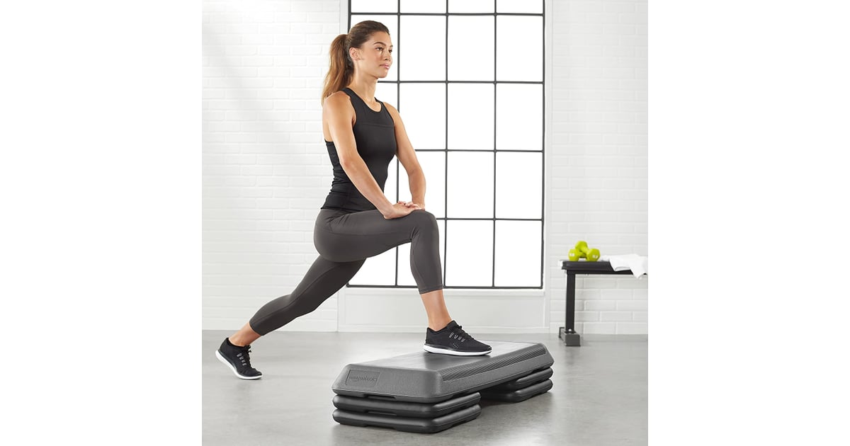 Step Up Your Fitness:  Basics Aerobic Exercise Workout Step Platform  with Adjustable Risers, Break a Sweat Without Breaking the Bank: Shop 17 Fitness  Essentials From  Basics