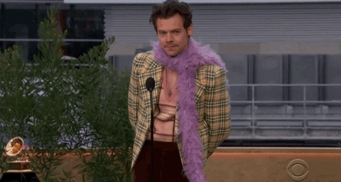 Harry Styles at the Grammys in 2021 | GIFs