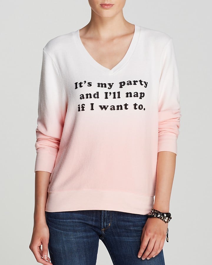 Wildfox "It's My Party" Pullover