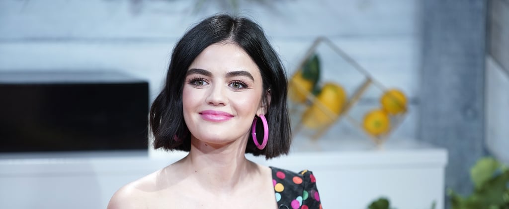 Lucy Hale's Flower Nail Art