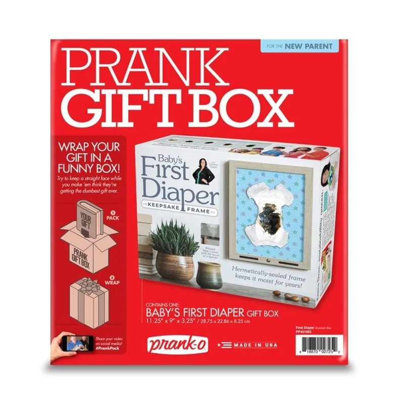 Shop Baby's First Diaper Frame Prank Gift Box | POPSUGAR Family