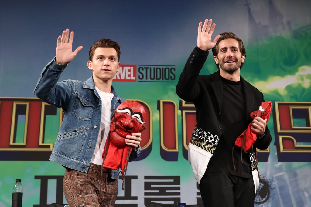 Jake Gyllenhaal and Tom Holland Friendship Pictures