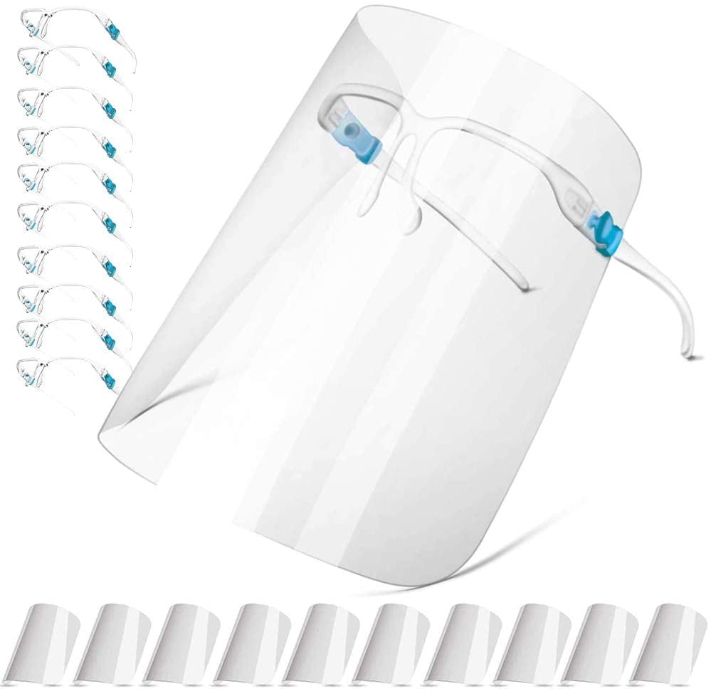 Ouba 10 Pack Glasses Style Visor