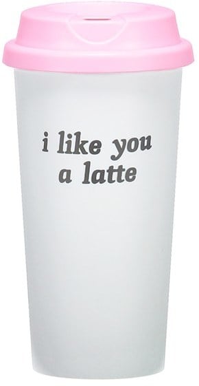 Bow & Drape 'I Like You A Latte' Travel Mug ($18)