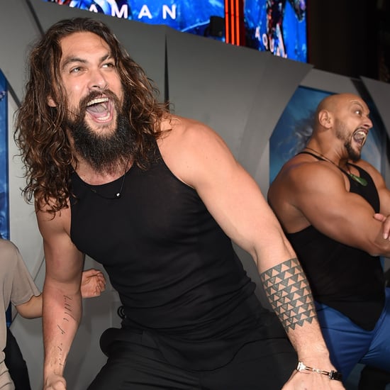 Jason Momoa Doing the Haka With His Kids at the Aquaman Premiere