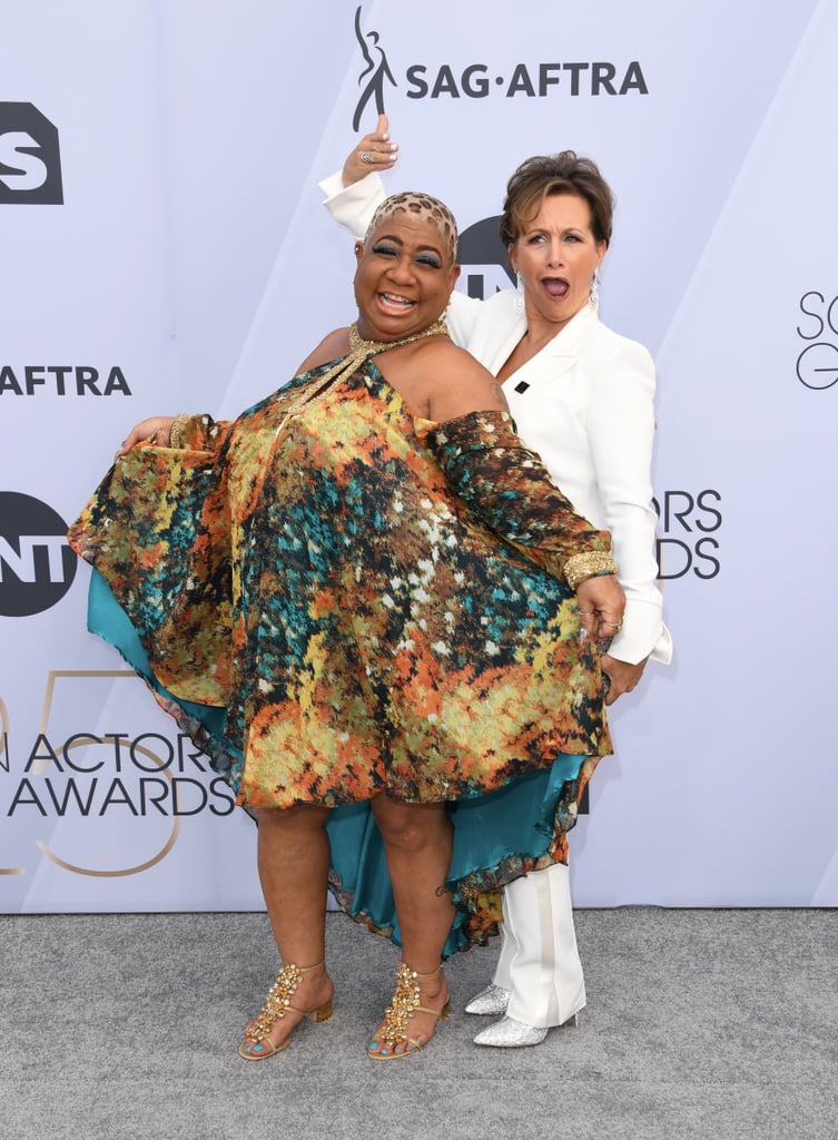 Pictured: Luenell and Gabrielle Carteris