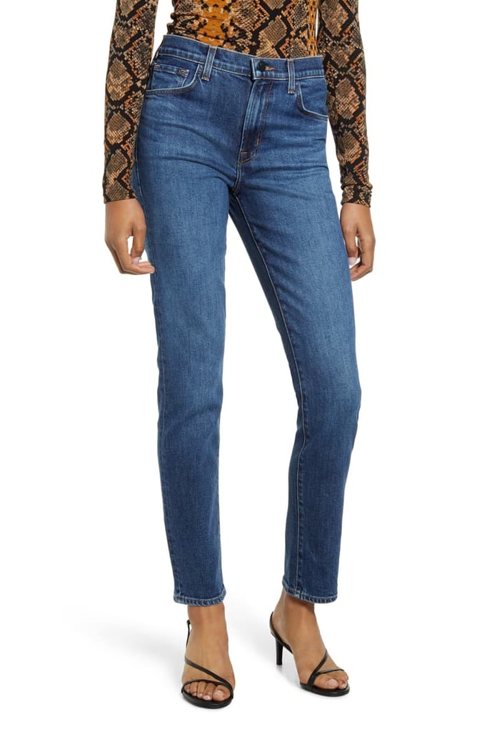 J Brand Ruby 30 High-Waist Straight-Leg Jeans