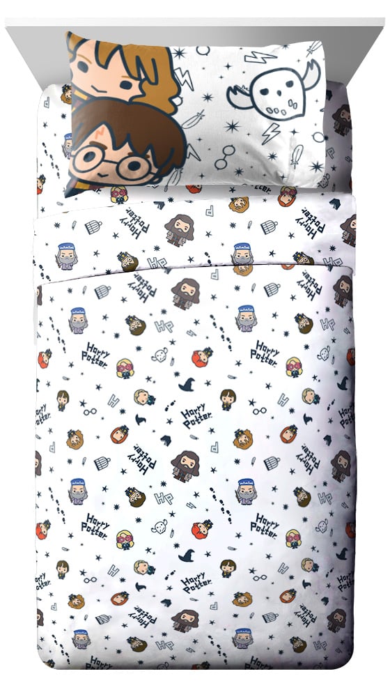 Harry Potter Hogwarts Icons Bed In A Bag Reversible Bedding Kids Can Chase Golden Snitches In Their Dreams Thanks To Walmart S Harry Potter Bedding Popsugar Family Photo 12