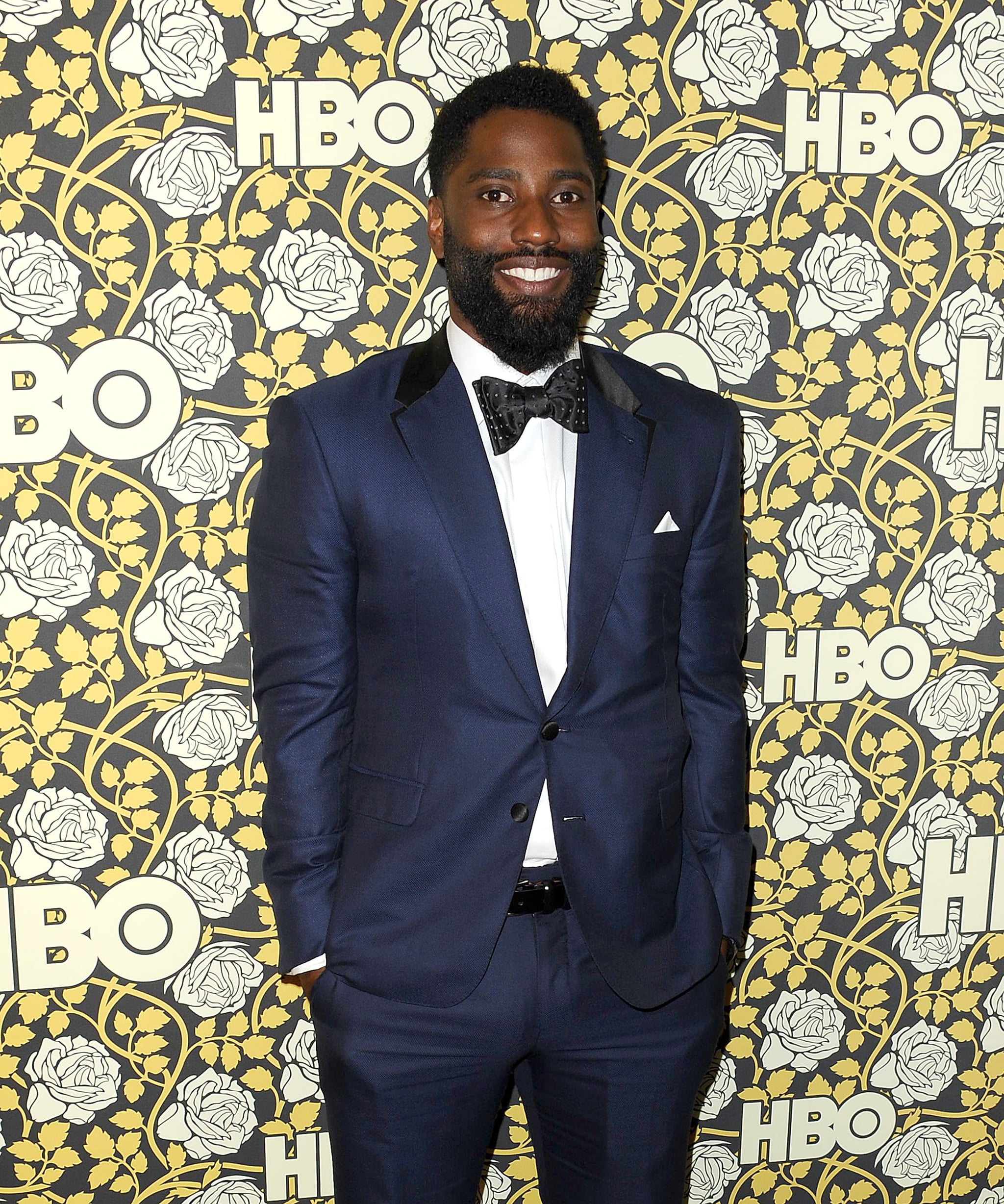 LOS ANGELES, CA - JANUARY 10:  Actor John David Washington attends HBO's post 2016 Golden Globe Awards party at Circa 55 Restaurant on January 10, 2016 in Los Angeles, California.  (Photo by Jason LaVeris/FilmMagic)