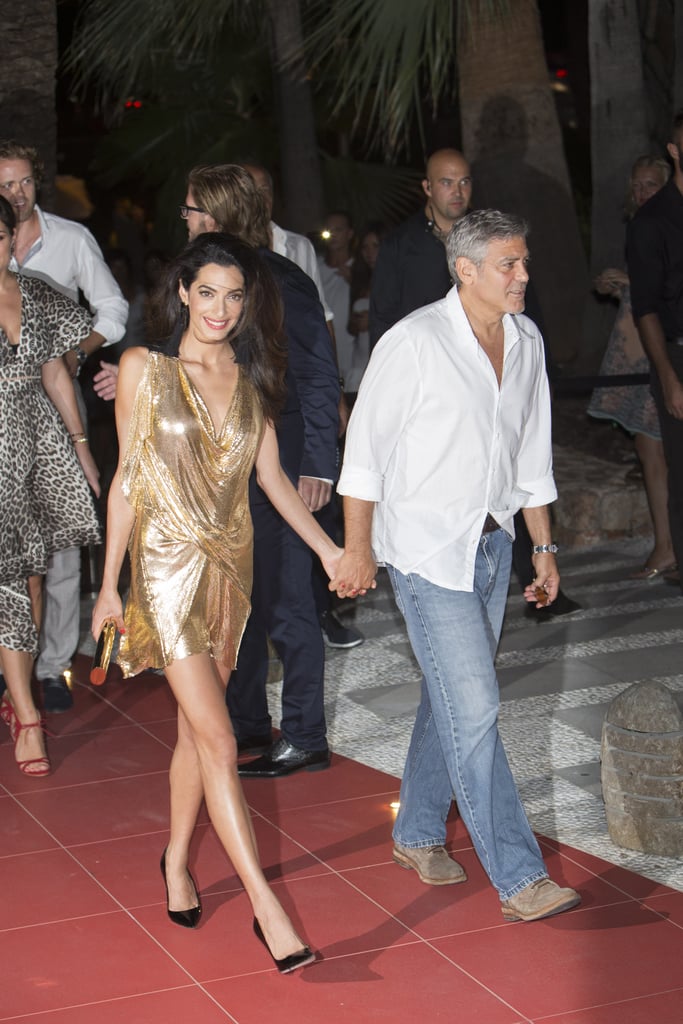 Amal Clooney's Gold "Going Out" Mini