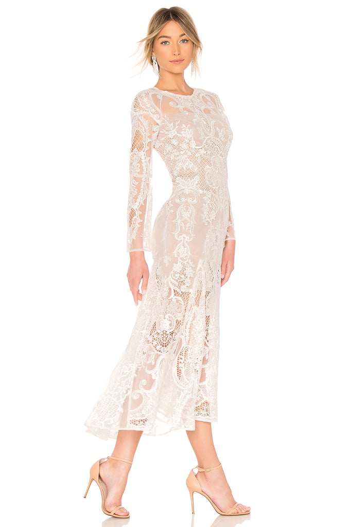 The Bronx and Banco Boho Bridal Gown ($680) is just easy and breezy.