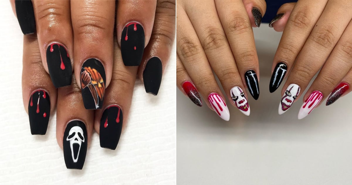Horror Movie Nail Designs
