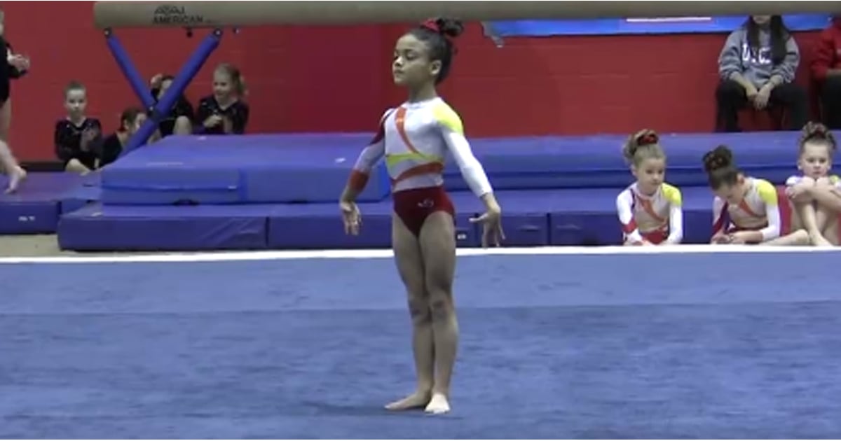Laurie Hernandez Gymnastics Routine Throwback Video Popsugar Latina