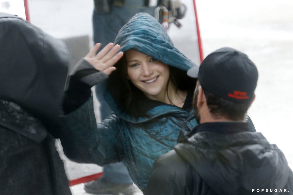 Jennifer Lawrence and Liam Hemsworth Filming Mockingjay