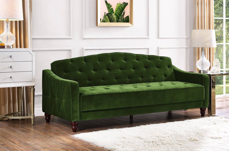 Novogratz Vintage Tufted Sofa Sleeper II