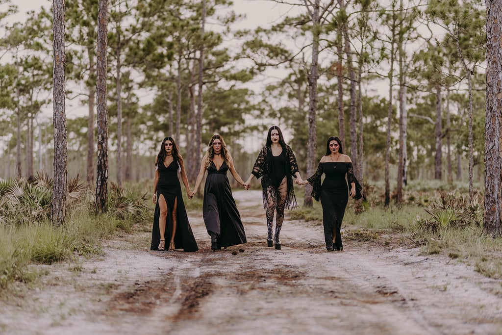 Witch-Inspired Halloween Wedding Shoot​