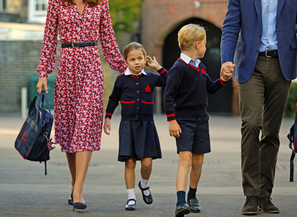 Princess Charlotte's First Day of School Pictures