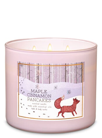 Bath & Body Works Maple Cinnamon Pancakes 3-Wick Candle