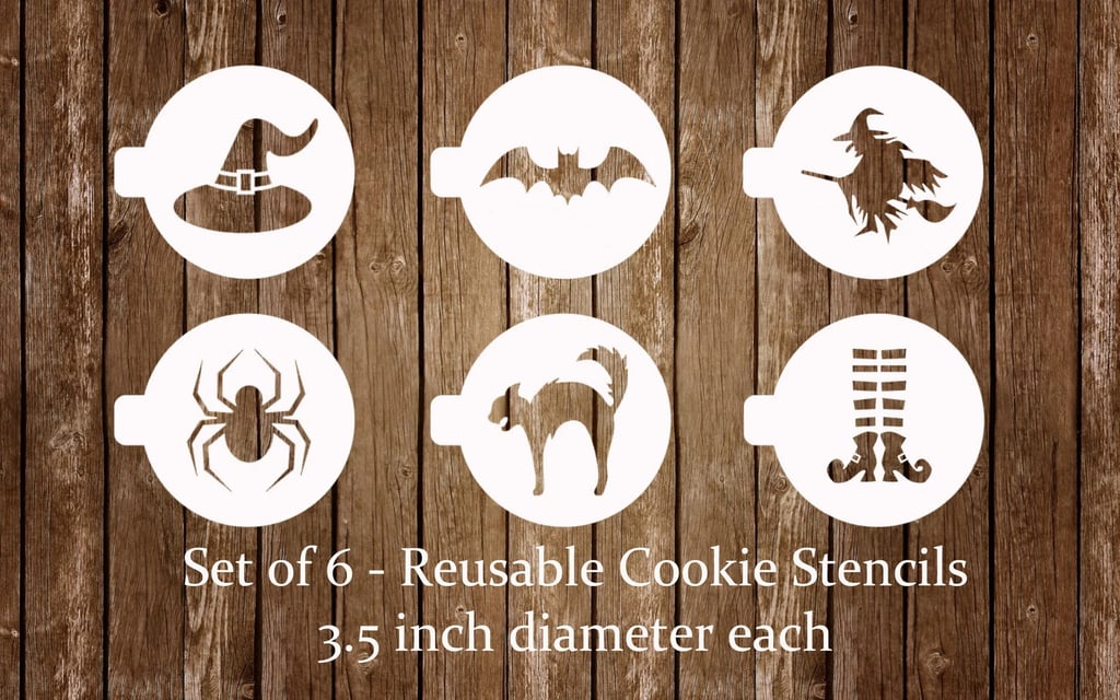Halloween Coffee Stencils
