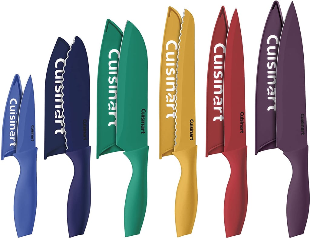 Cuisinart 12 Piece Colour Knife Set with Blade Guards