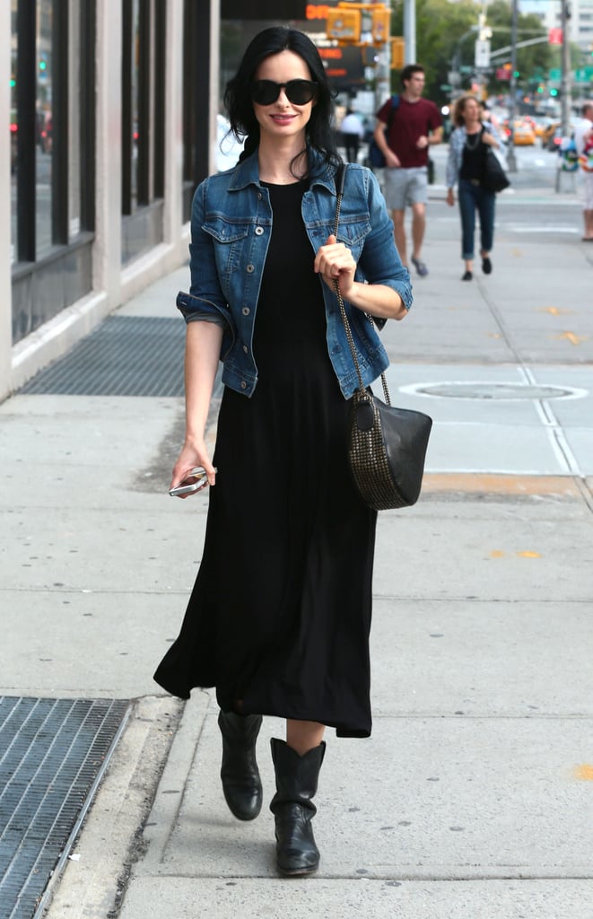 Krysten Ritter showed off her street style in NYC on Saturday.