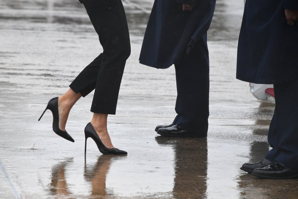 Melania Trump Wears Heels to Texas For Hurricane Harvey