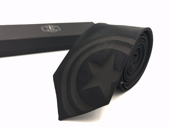Captain America Silk Tie