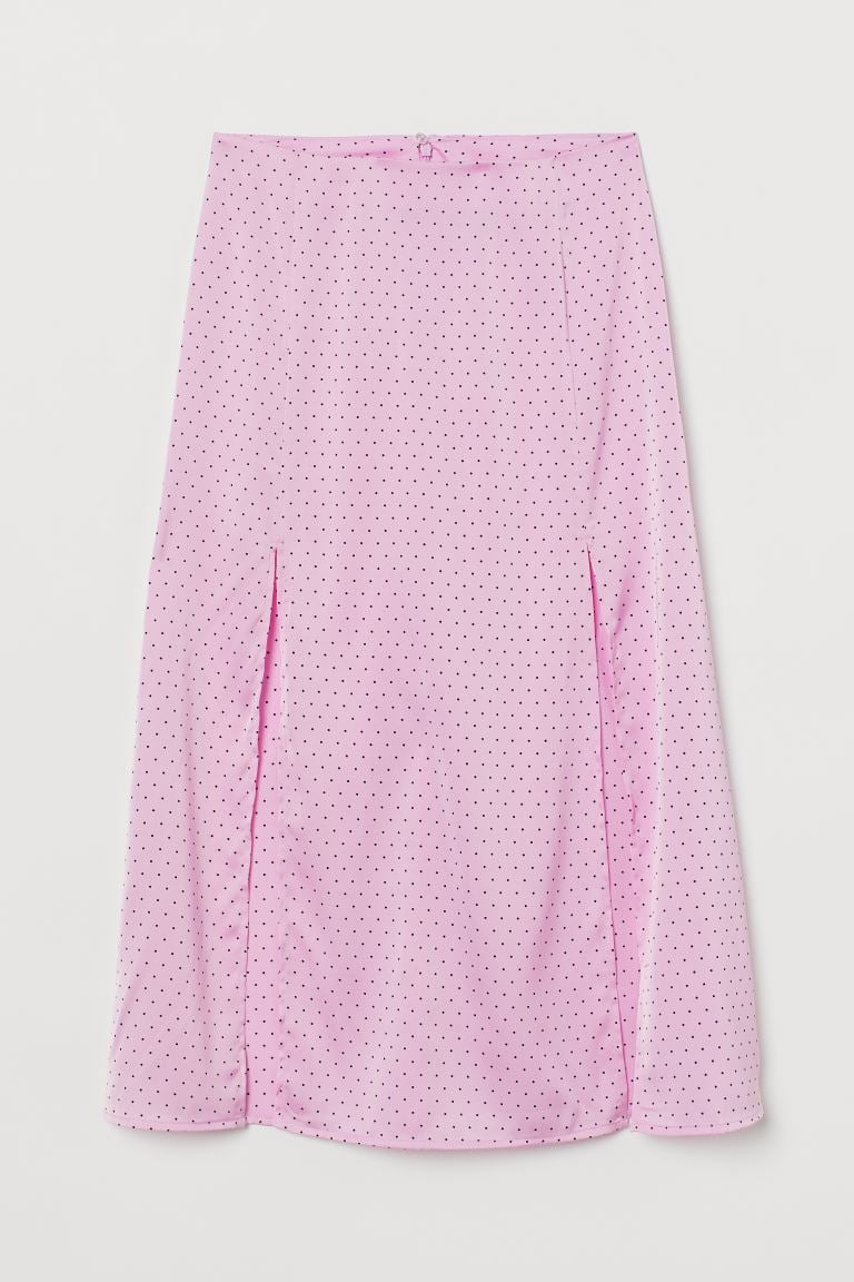 H&M Slit-Hem Skirt