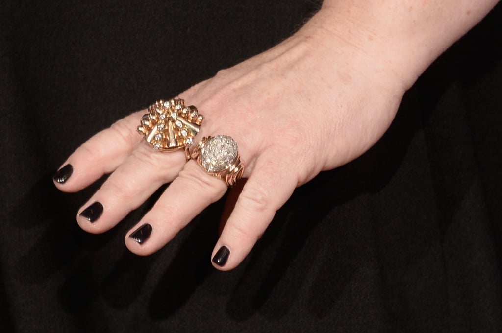Melissa McCarthy proved two rings are better than one. Golden Globes