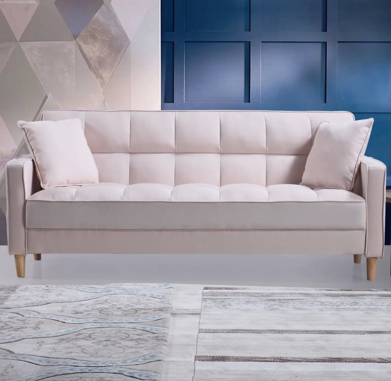 Ebern Designs Wooler Modern Fabric Tufted Sofa