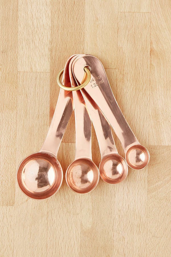 Urban Outfitters Copper Measuring Spoon Set