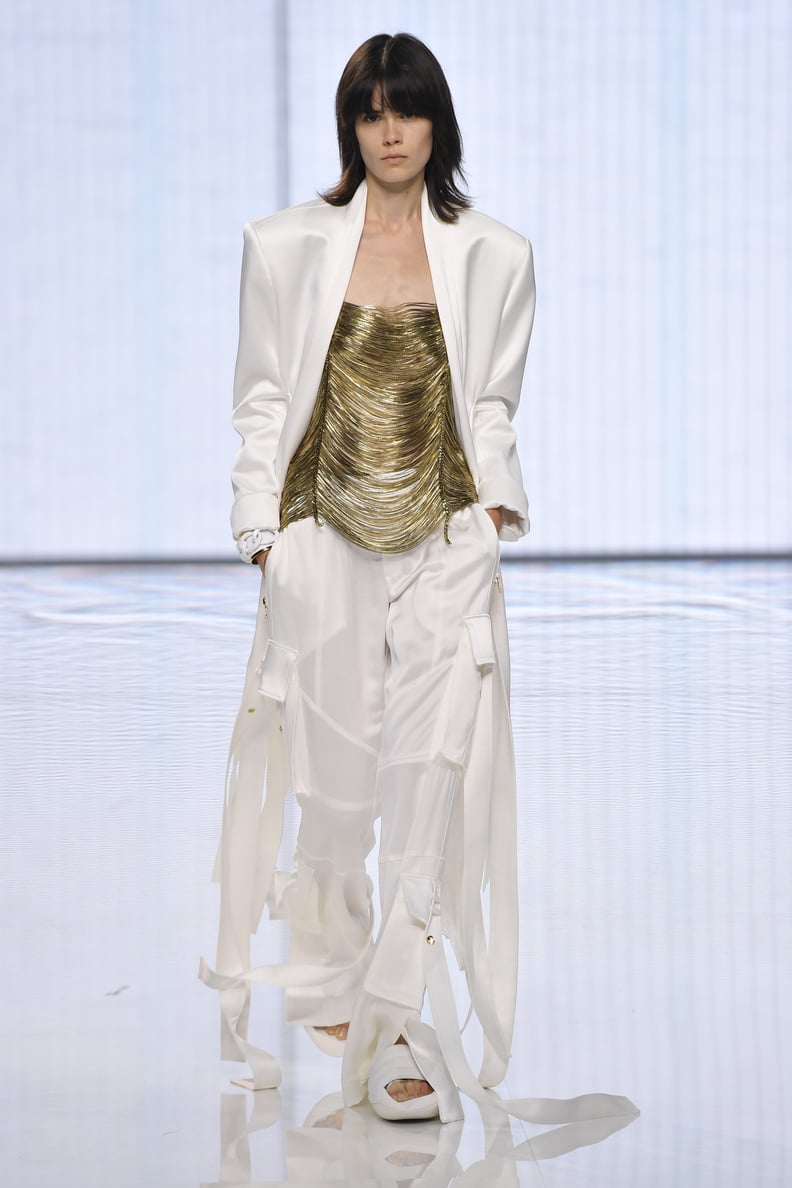 Zendaya's Exact Balmain Suit on the Paris Fashion Week Runway