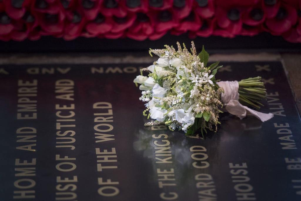 Meghan Markle's Wedding Bouquet on Unknown Soldier's Grave