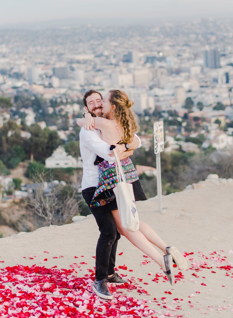 Man Proposes to His Girlfriend With 16 Dogs