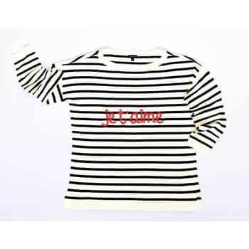 Jessica Alba Striped Shirt | POPSUGAR Fashion