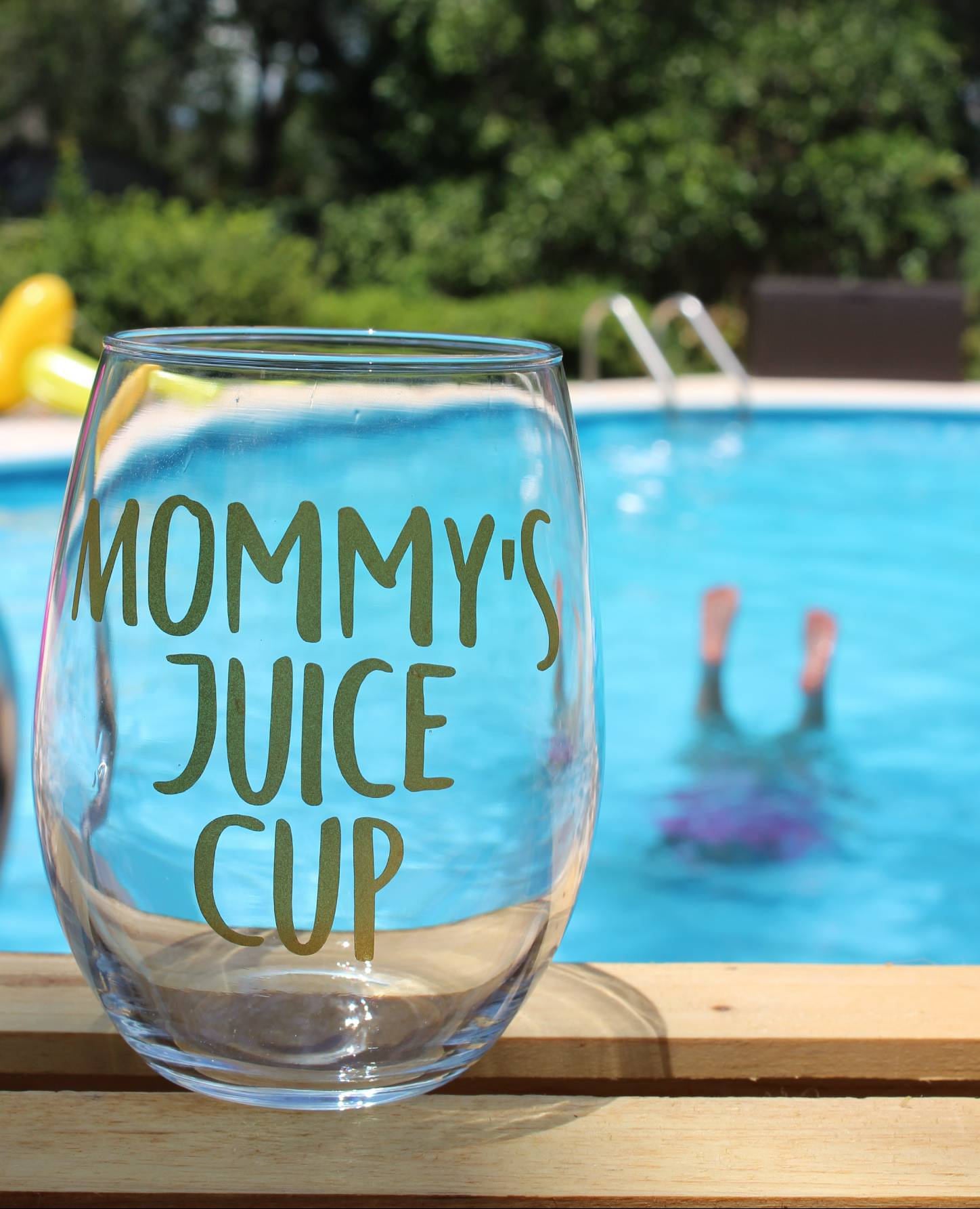 Mommy Juice Wine Glass, Waterproof Sticker, Water Bottles, Laptop –  Birdhouse Design Studio, LLC