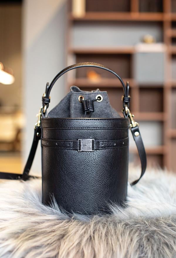 Kestan Burke Crossbody Bucket Bag