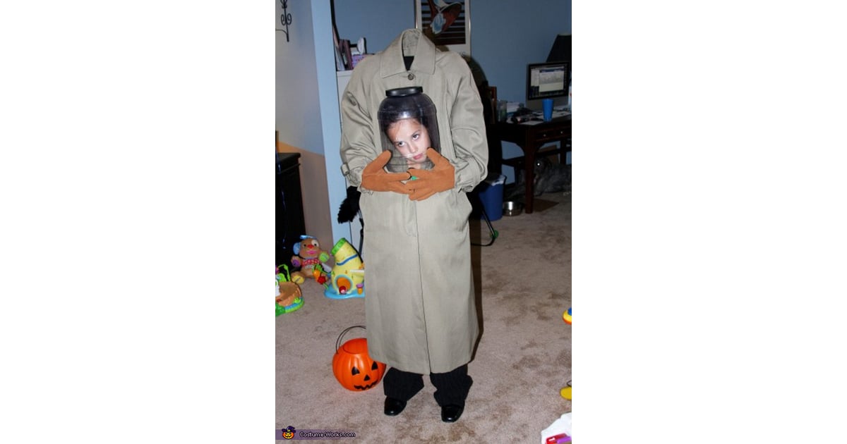 Head in a Jar DIY Kids' Halloween Costumes From Old Clothes