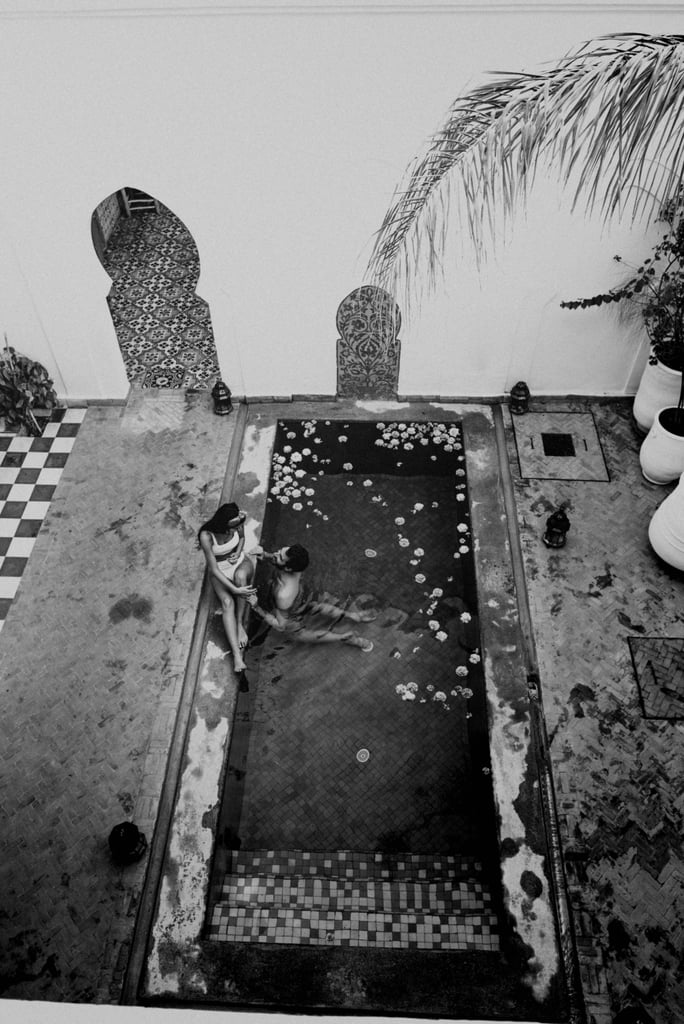 Sexy Moroccan Pool Couples Photo Shoot