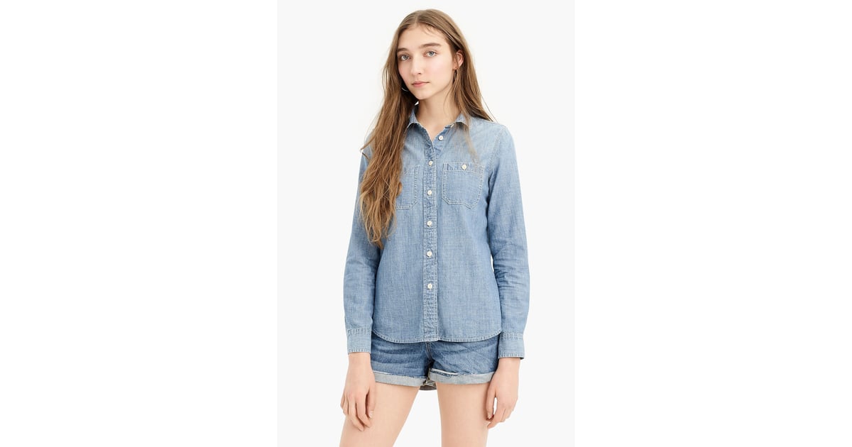 J.Crew Button-Up Shirt in Japanese 