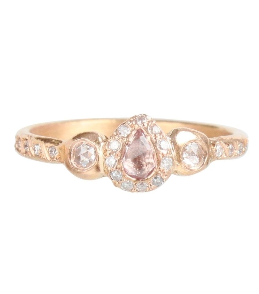 Pavlova Pink Sapphire Ring
