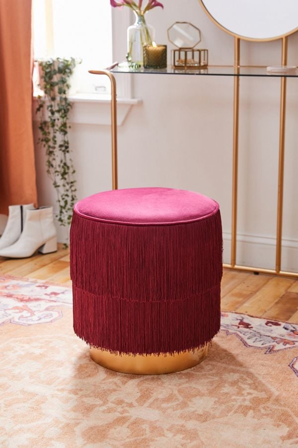 Charlette Velvet Vanity Stool