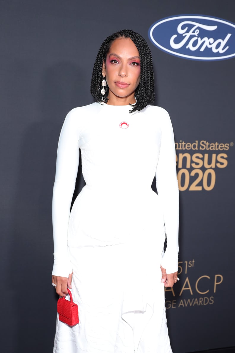 Melina Matsoukas's 2-Toned Eye Makeup at the 2020 NAACP Image Awards