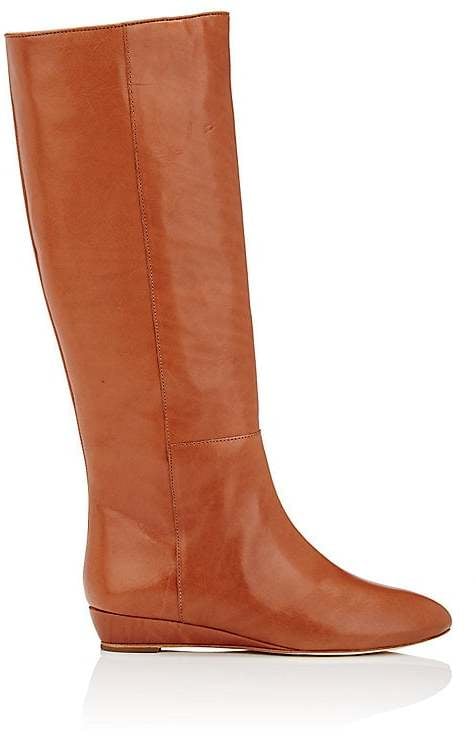 Loeffler Randall Matilde Leather Wedge Knee Boots