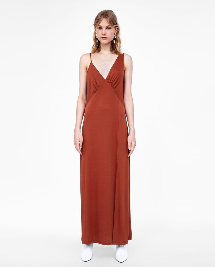 Zara Asymmetric Strappy Dress Sexy Maxi Dresses 2018 POPSUGAR