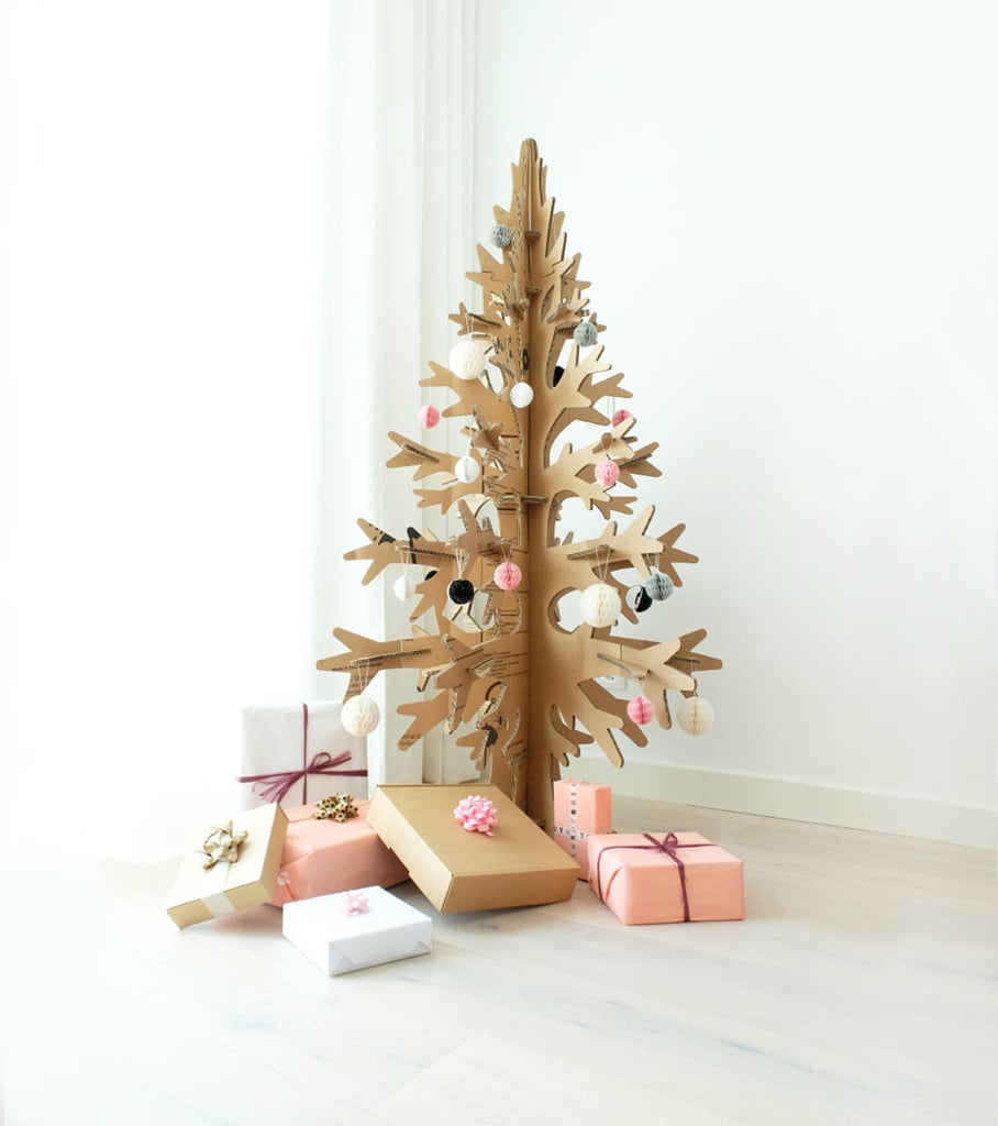 For an on-trend tree option that also allows you to avoid constantly vacuuming up pine needles, Etsy shoppers are opting to purchase an eco-friendly Cardboard Cut-Out Christmas Tree ($122) in lieu of a real one.