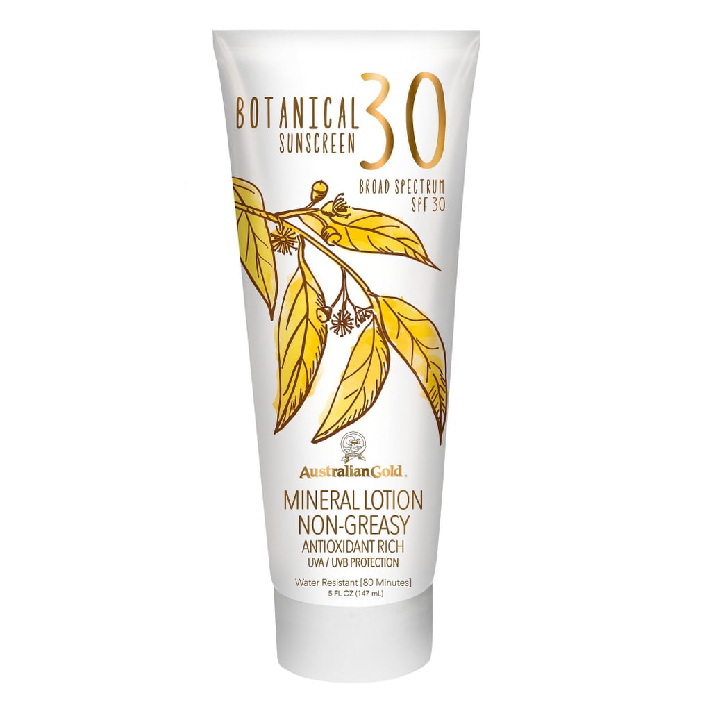 Best Nongreasy Sunscreen: Australian Gold Botanical Mineral Sunscreen Lotion