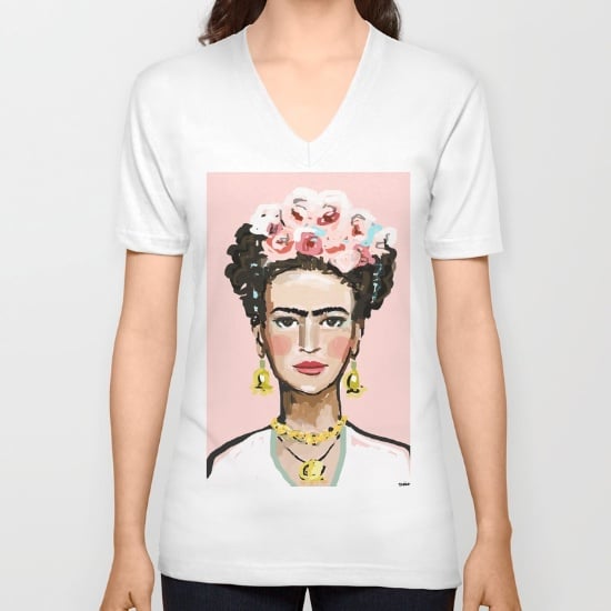 Devinepaintings Frida Kahlo T-Shirt ($24) | DIY Frida Kahlo Halloween ...